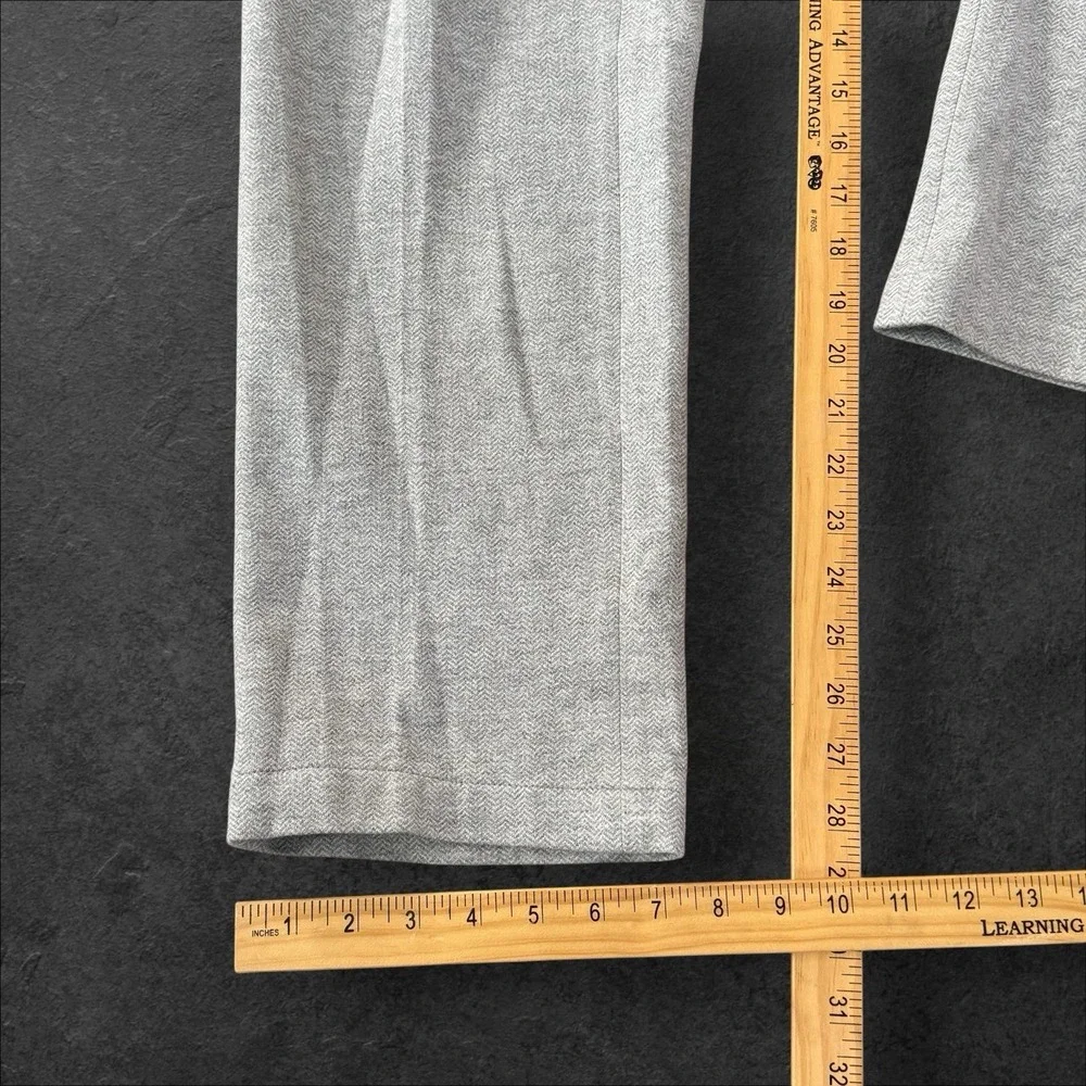 Burberry London England‎ Herringbone Gray Cotton Dress Pants Size 56 EU Thick